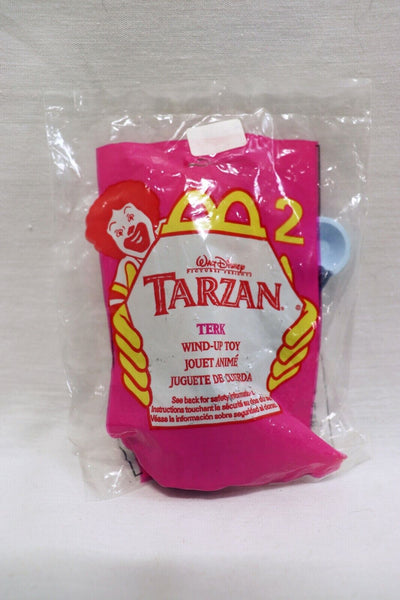 VINTAGE SEALED 1999 McDonald's Tarzan Terk Windup Toy Action Figure