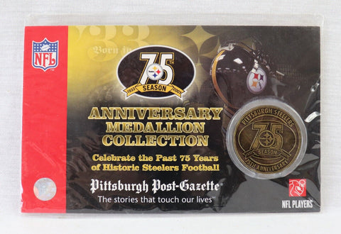 VINTAGE 2007 Pittsburgh Steelers 75th Anniversary Commemorative Medallion