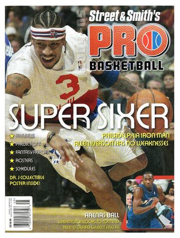 2004 Street & Smith's Pro Basketball Magazine Allen Iverson