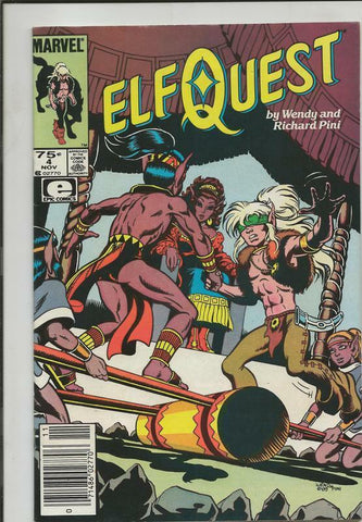 Elfquest #4 ORIGINAL Vintage 1985 Marvel Comics Newsstand Variant