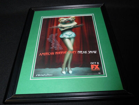 American Horror Story AHS 2014 Framed 11x14 ORIGINAL Advertisement Fox