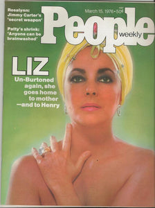 People Weekly Magazine March 15 1976 Elizabeth Taylor 