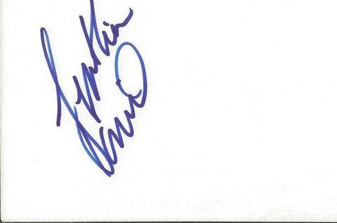 Cynthia Daniel Signed 4x6 Index Card Sweet Valley High