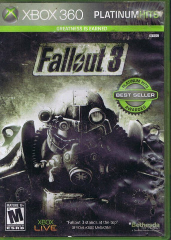 Fallout 3 Platinum VINTAGE XBox 360 Game