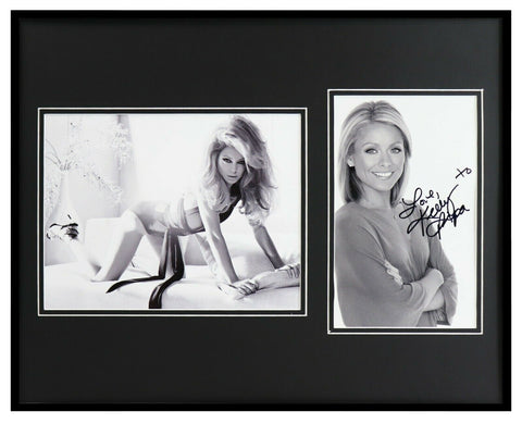 Kelly Ripa Signed Framed 16x20 Photo Set 