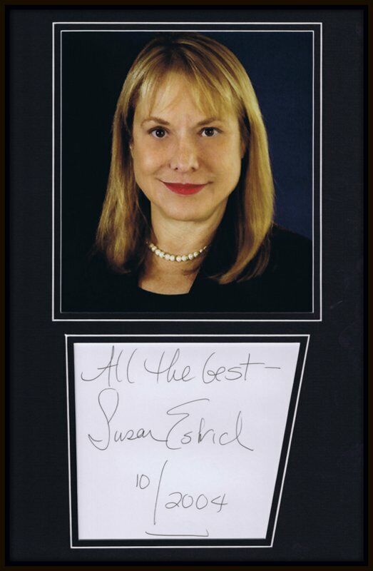 Susan Estrich Signed Framed 11x17 Photo Display JSA Fox News