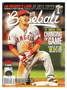 Mar 2013 Beckett Baseball Magazine Mike Trout Angels