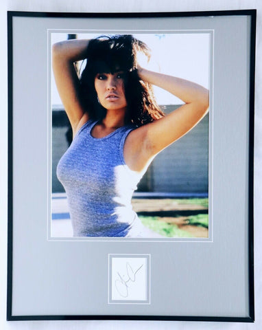 Tia Carrere Signed Framed 16x20  Photo Display Wayne's World