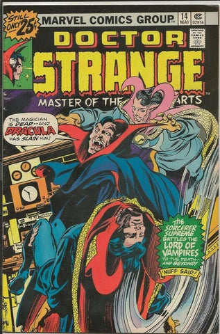 Doctor Strange #14 ORIGINAL Vintage 1976 Marvel Comics Dracula