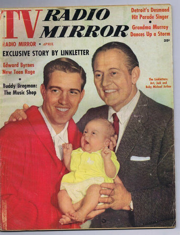 ORIGINAL Vintage April 1959 TV Radio Mirror Magazine Art Linkletter 