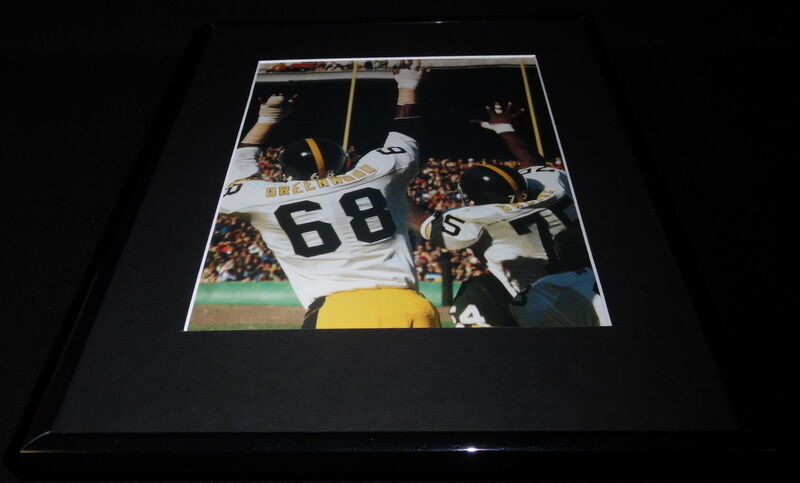 LC Greenwood & Mean Joe Green Steel Curtain Framed 11x14 Photo Display Steelers