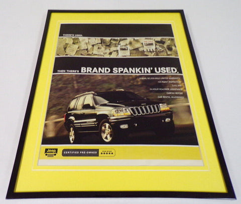 2003 Jeep Framed 11x14 ORIGINAL Advertisement 