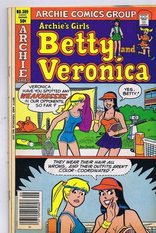 Archie's Girls Betty and Veronica #309 ORIGINAL Vintage 1981 Archie Comics GGA 