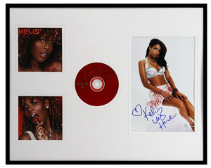 KELIS Signed Framed 16x20 Kelis Was Here CD & Photo Display AW