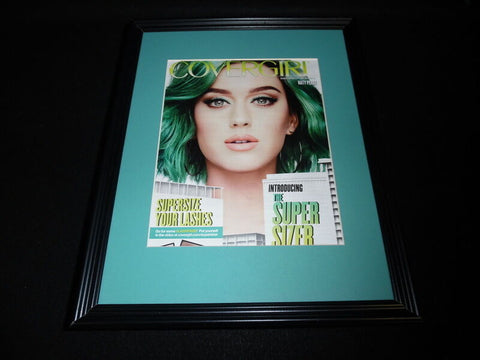 Katy Perry 2015 Covergirl Super Sizer Mascara Framed ORIGINAL Advertisement D