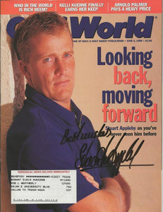 Stuart Appleby Signed 1999 Golf World Full Magazine