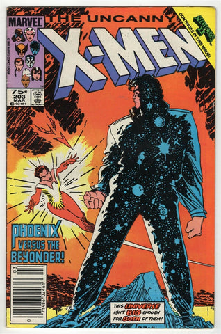 Uncanny X-Men #203 ORIGINAL Vintage 1986 Marvel Comics 