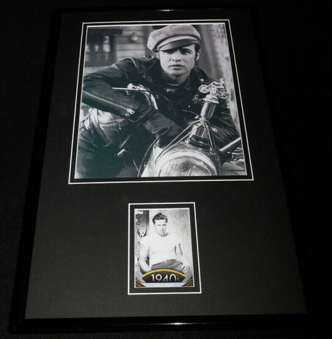 Marlon Brando 11x17 Framed ORIGINAL Topps Card & Photo Display