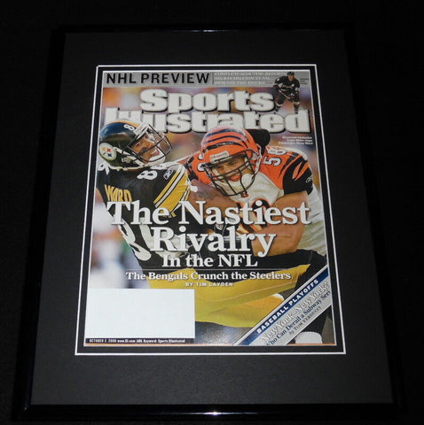 Hines Ward Caleb Miller Framed ORIGINAL 2006 Sports Illustrated Cover Steelers