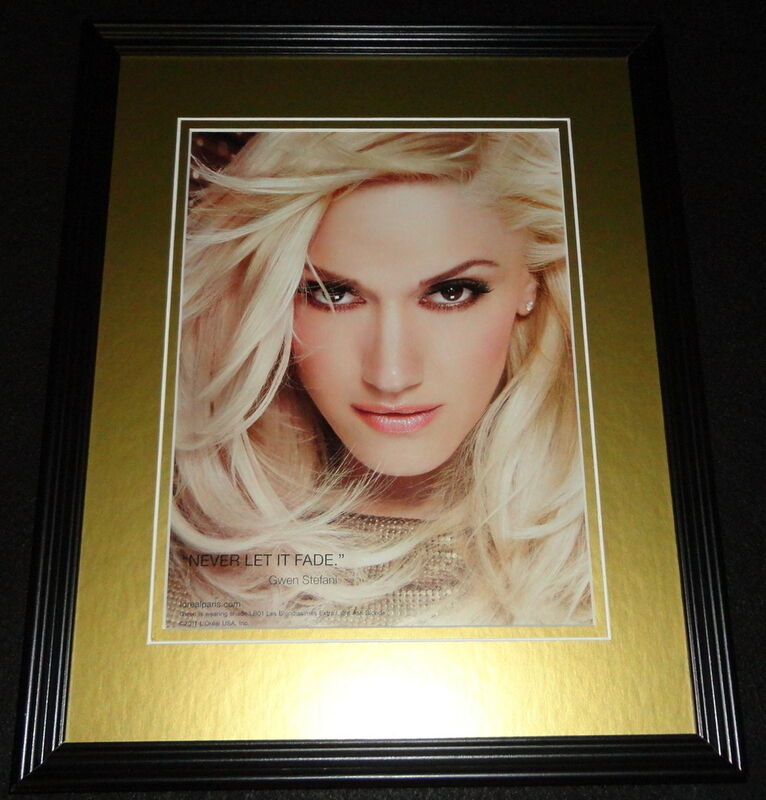 Gwen Stefani 2011 L'Oreal 11x14 Framed ORIGINAL Advertisement No Doubt