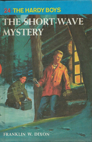 ORIGINAL Vintage 1966 Hardy Boys Hardcover Book Short Wave Mystery #24