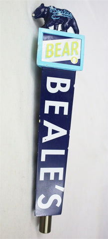 ORIGINAL Vintage Beale's Brewery Bear Beer Keg Tap Handle 