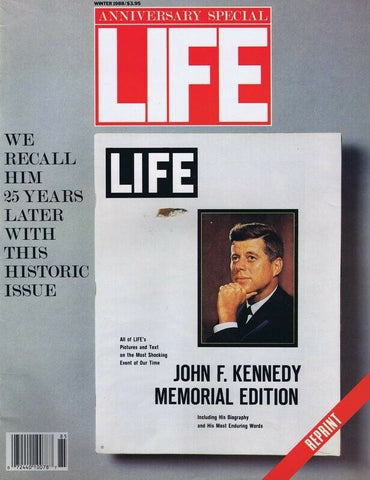 ORIGINAL Vintage 1988 Life Magazine John F Kennedy JFK 25th Anniversary