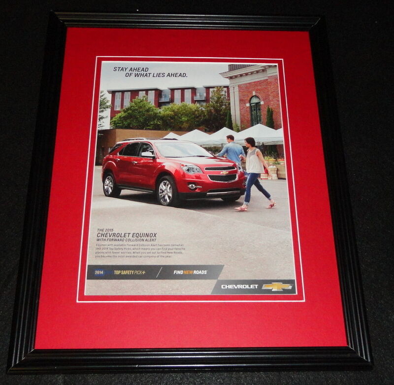 2015 Chevrolet Equinox Framed 11x14 ORIGINAL Advertisement