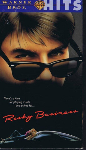 Risky Business VINTAGE VHS Cassette Tom Cruise Rebecca De Mornay