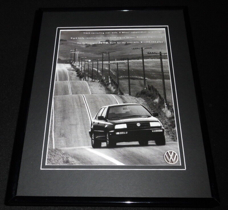 1994 Volkswagen Jetta VW Framed 11x14 ORIGINAL Advertisement