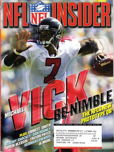 VINTAGE Nov 2002 NFL Insider Magazine Michael Vick Emmitt Smith