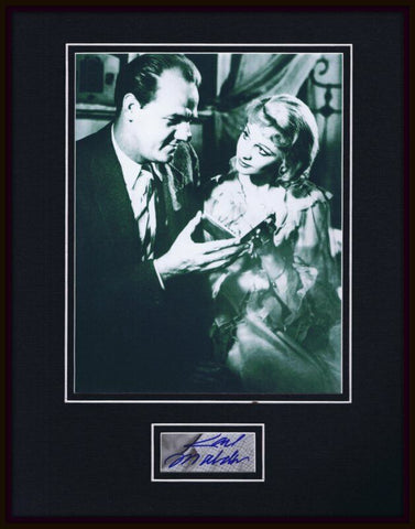 Karl Malden Signed Framed 11x14 Photo Display