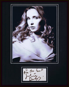 Julie Delpy Signed Framed 11x14 Photo Display JSA Before Midnight 