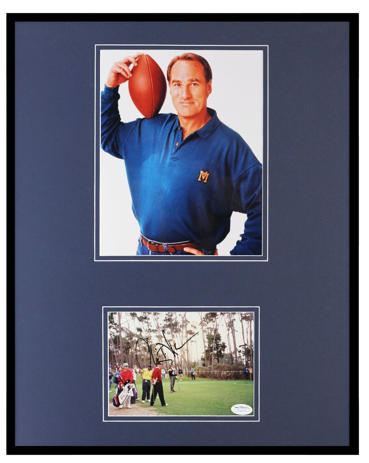 Craig T. Nelson Signed Framed 16x20 Photo Set JSA Coach Hayden Fox