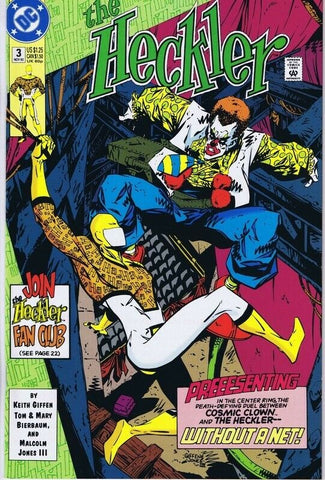 Heckler #3 ORIGINAL Vintage 1992 DC Comics 