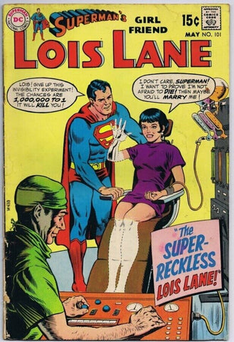 Superman's Girlfriend Lois Lane #101 ORIGINAL Vintage 1970 DC Comics 