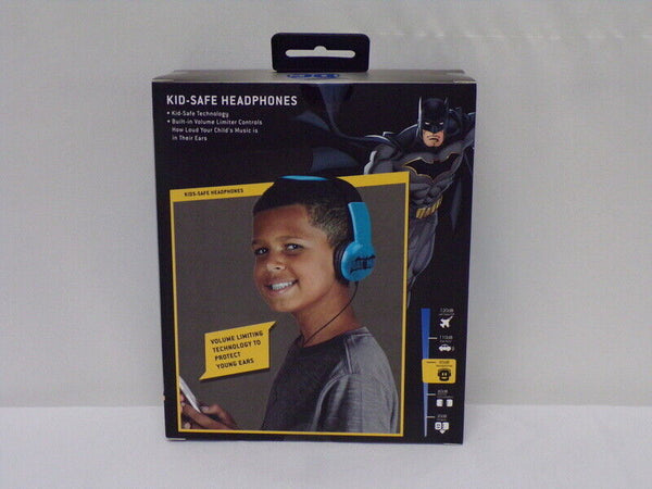 NEW SEALED DC Comics Batman Kid Safe Headphones