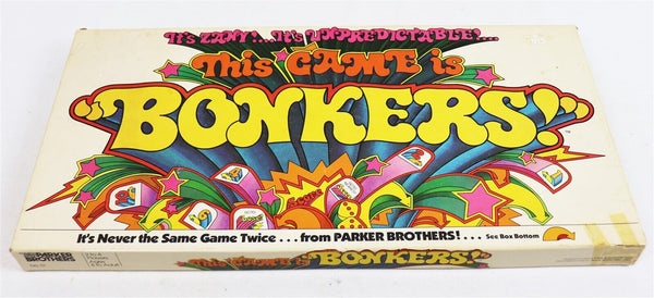 VINTAGE 1979 Milton Bradley This Game is Bonkers Board Game 