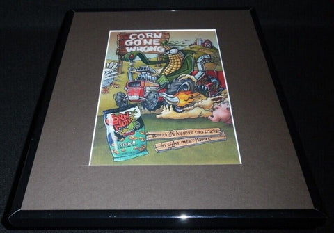 2002 Corn Nuts Framed 11x14 ORIGINAL Vintage Advertisement