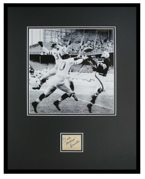 Dante Gluefingers Lavelli Signed Framed 16x20 Photo Poster Display JSA Browns