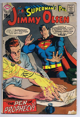 Superman's Pal Jimmy Olsen #129 ORIGINAL Vintage 1970 Comics  