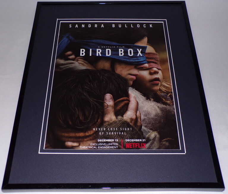 Bird Box 2018 Netflix 11x14 Framed ORIGINAL Advertisement Sandra Bullock