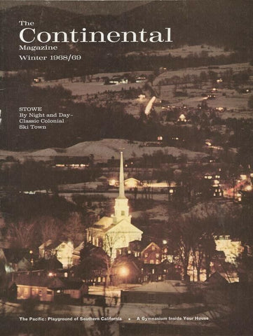 ORIGINAL Vintage Winter 1968 Lincoln Continental Magazine