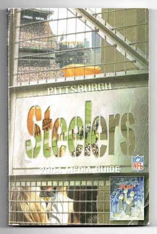 2004 Pittsburgh Steelers Media Guide Ben Roethlisberger Rookie Season