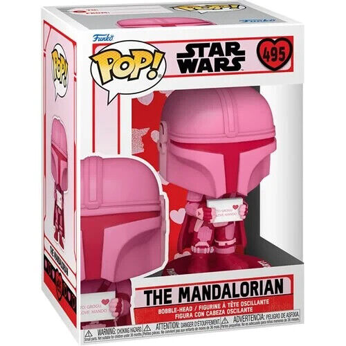 NEW SEALED 2022 Funko Pop Figure Star Wars Valentines Mandalorian