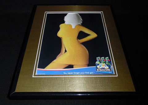 2006 St Pauli Girl Beer Framed 11x14 ORIGINAL Vintage Advertisement