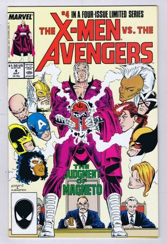 X-Men vs Avengers #4 ORIGINAL Vintage 1987 Marvel Comics 