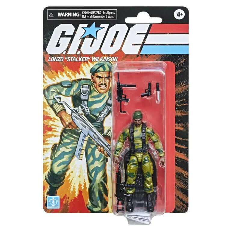 NEW SEALED 2021 G.I. Joe Retro Lonzo Stalker Wilkinson Action Figure Walmart Exc