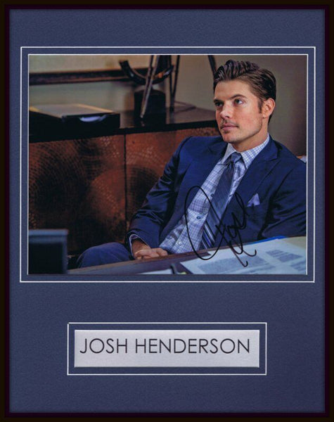 Josh Henderson Signed Framed 11x14 Photo Display AW Dallas Desperate Housewives