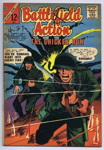 Battlefield Action #58 ORIGINAL Vintage 1965 Charlton Comics 